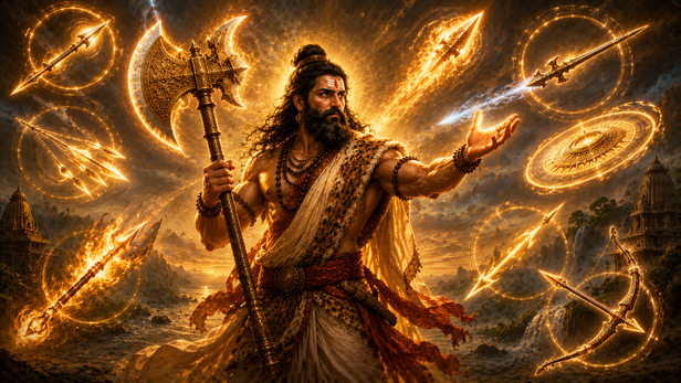 Bhargava Astra Surrounded by Divine Light
