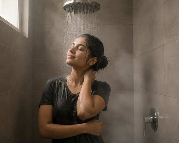Hot shower or Cold shower