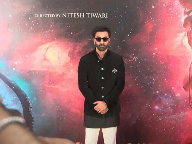 Ramayana trailer launch: Ranbir Kapoor keeps it classy in black bandhgala