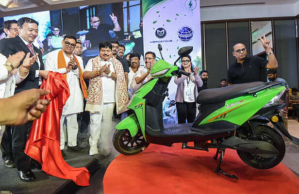 Electric Scooter Charging at Home