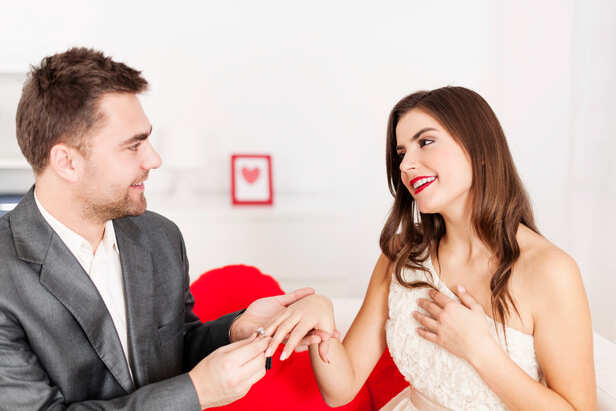 Woman Looking at Dating App Notifications