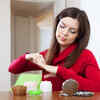 Fresh neem leaves with natural skincare products