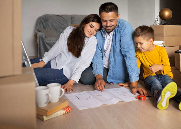 Family planning to buy their dream home