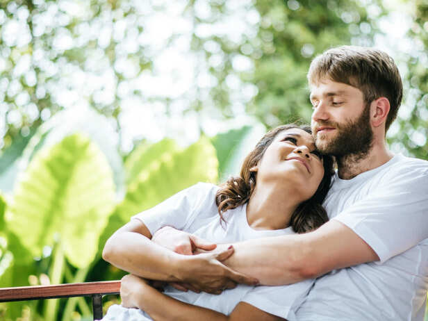 Couple lovely moment