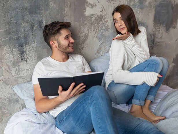 Young Couple Sharing First Love