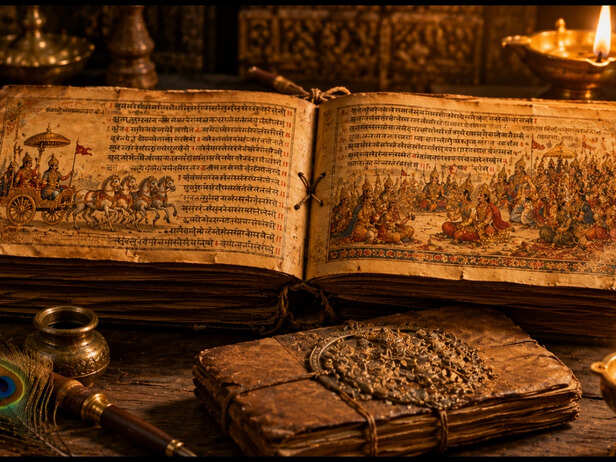 Ancient Mahabharata Manuscript
