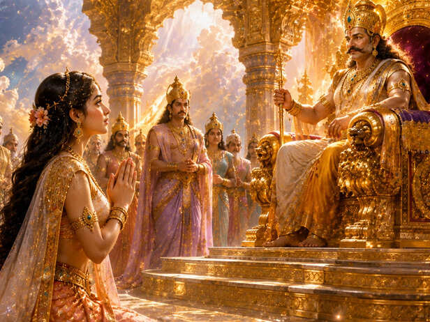 Anjana and Vanara King Kesari