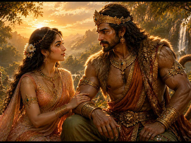 Anjana and Vanara King Kesari