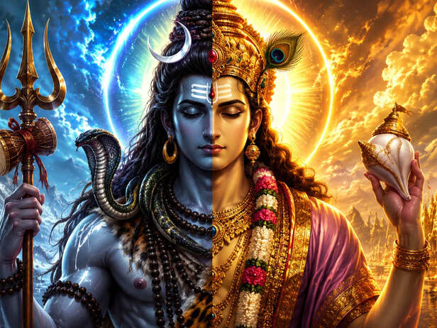 Lord Shiva and Lord Vishnu