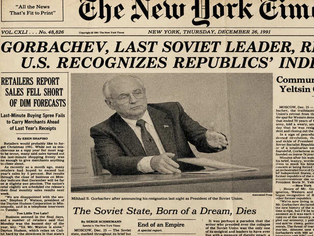 An old newspaper front page from 1991, symbolising public outrage at the time.