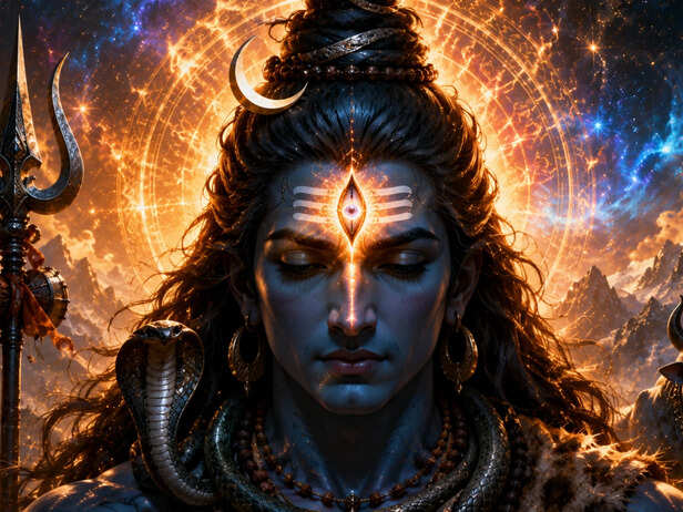 Devotion During Shiva Puja