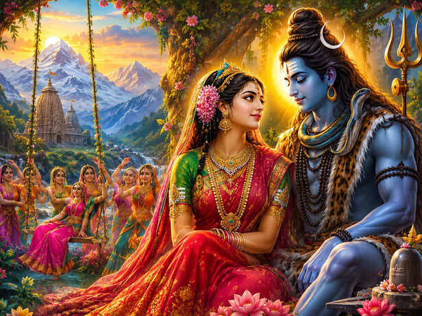 Shiva and Parvati