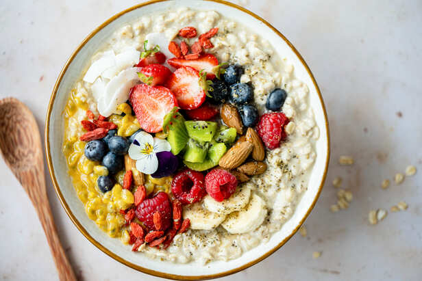 Bowl of Heart-Healthy Oats