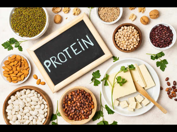 A plate full of protein rich food