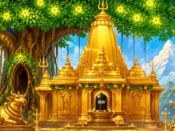 Shiva and Parvati’s Golden Palace