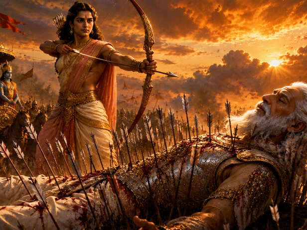Bhishma Accept Death at Shikhandi’s Hands
