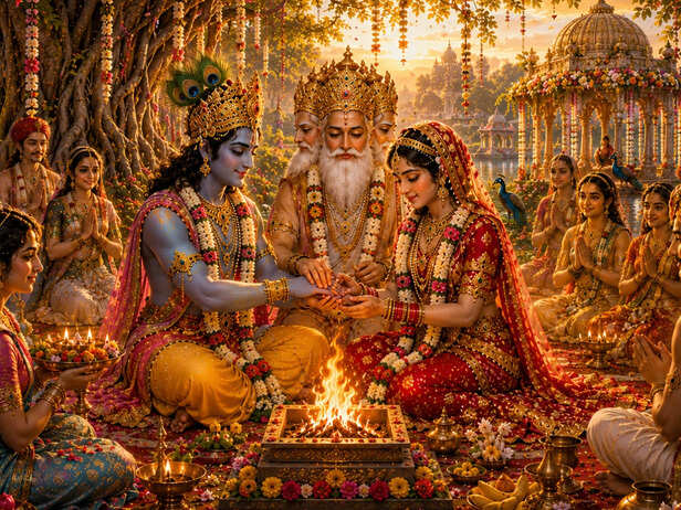 Brahma Performs the Divine Wedding