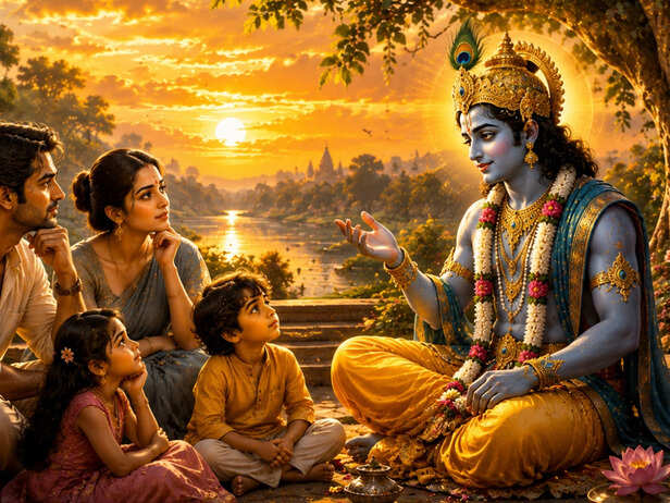 Things Krishna Teaches About Staying Calm as a Parent