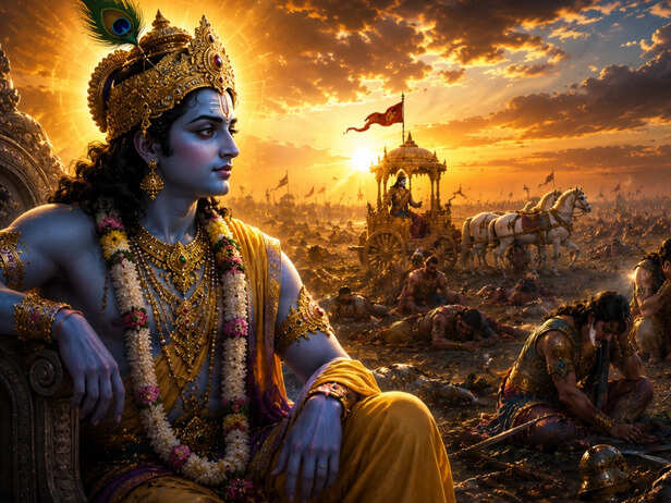 Krishna Chose Dharma