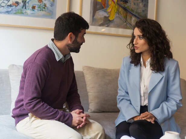 Couple Having an Honest Conversation