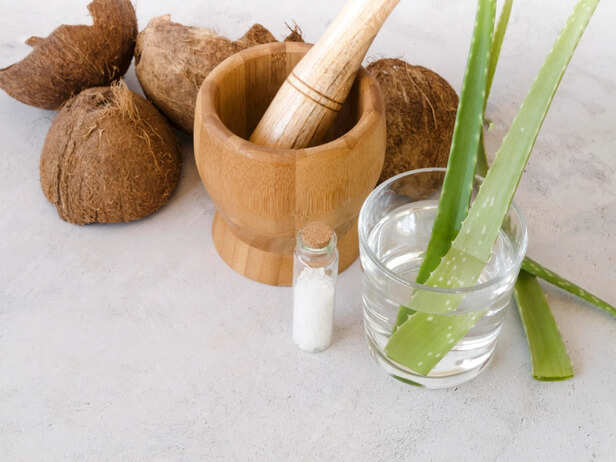 Coconut Oil + Aloe Vera