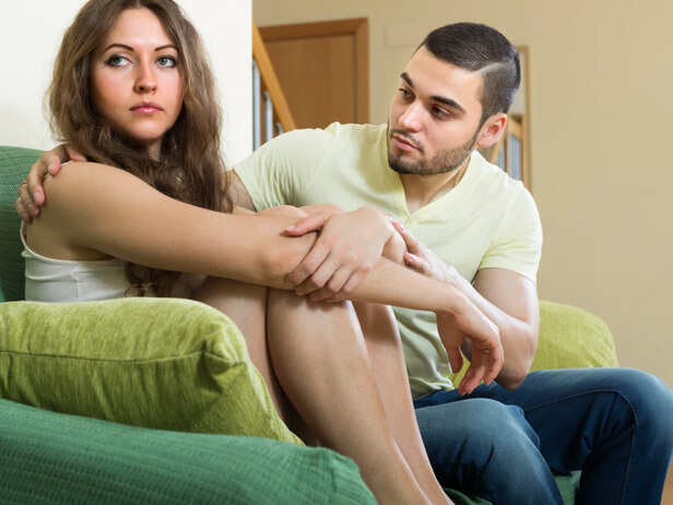Couple stressed