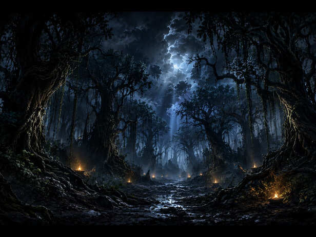 Daruka Forest Surrounded by Darkness