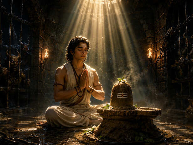 Supriya Worships Shiva in Captivity