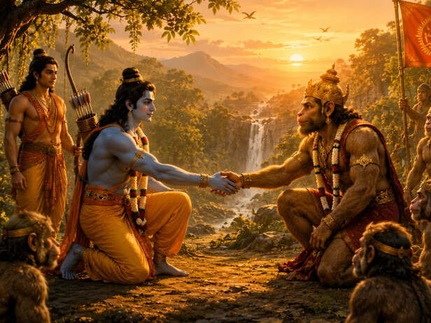 Rama Meets Sugriva