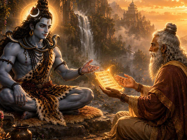 Shukracharya Receives the Sanjeevani Vidya