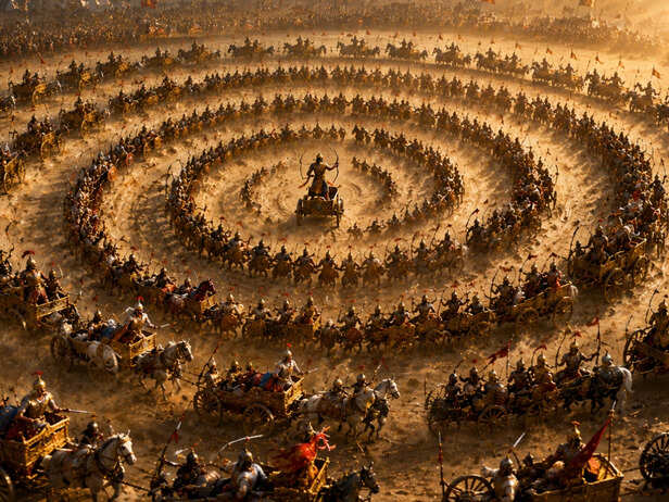 The Circular Chakravyuha Formation