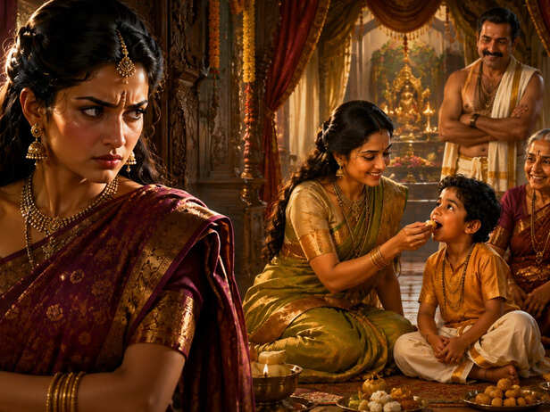Ghrishma and Sudha in a Troubled Family