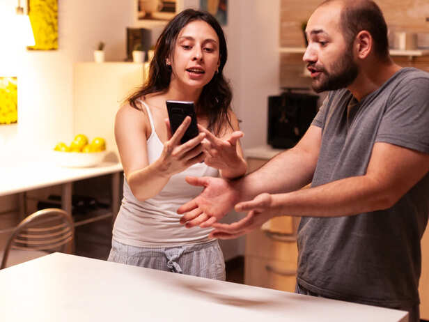 Couple fight