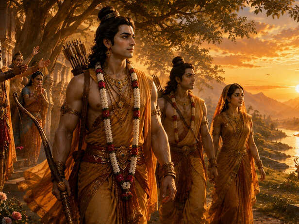 Lord Rama Accepting Exile