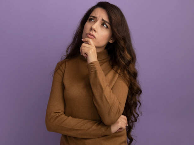 Girl in stress