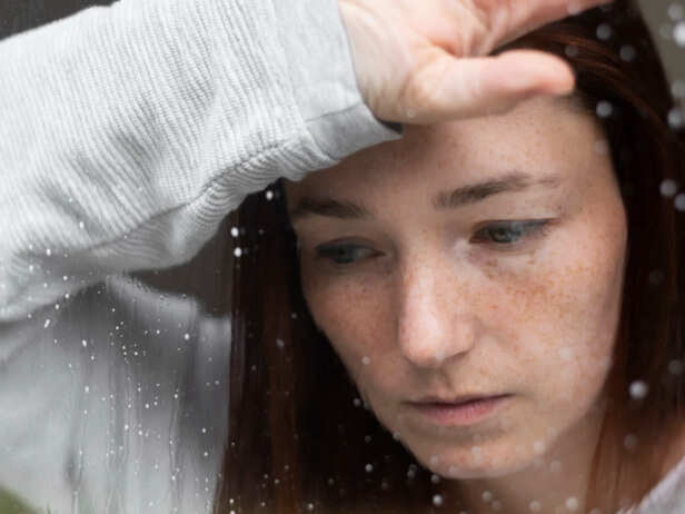 Rain Falling on Skin