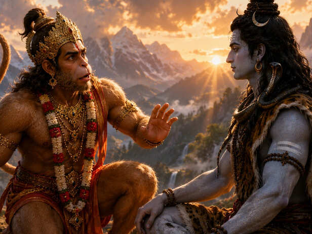 Hanuman Not Recognise Shiva