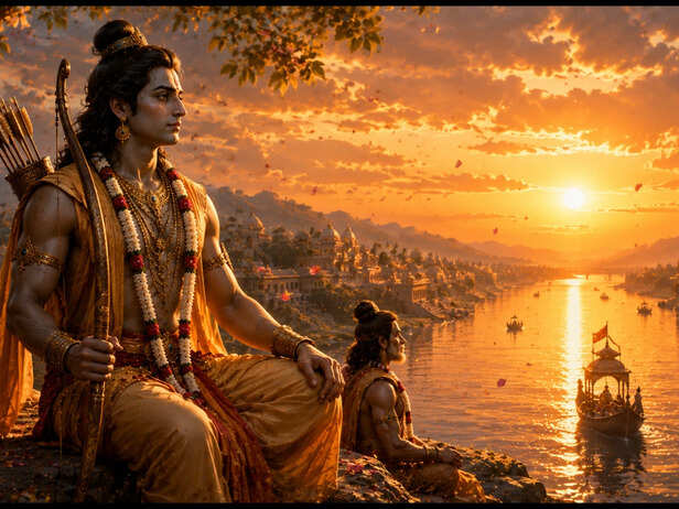 Vishwamitra teaches Rama divine weapons