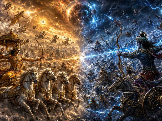 The Tarakamaya War Between Devas and Asuras