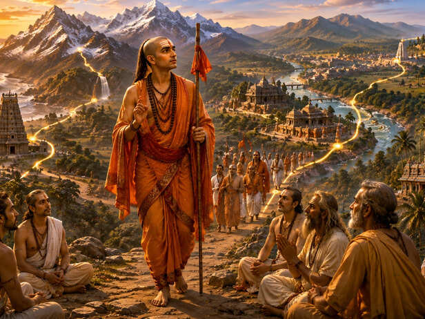 Adi Shankaracharya Arrives in Kashi