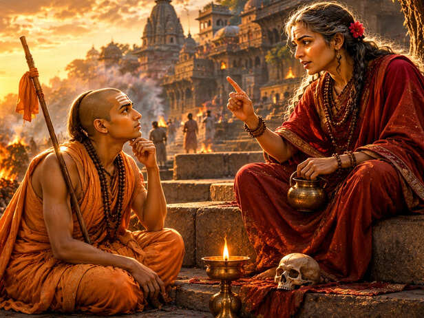 The Woman at Manikarnika Ghat
