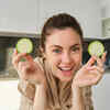Fresh Cucumber Slices for Facial Skincare