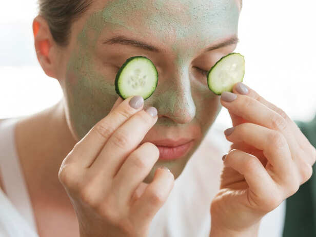 Homemade Cucumber Paste for Facial Care