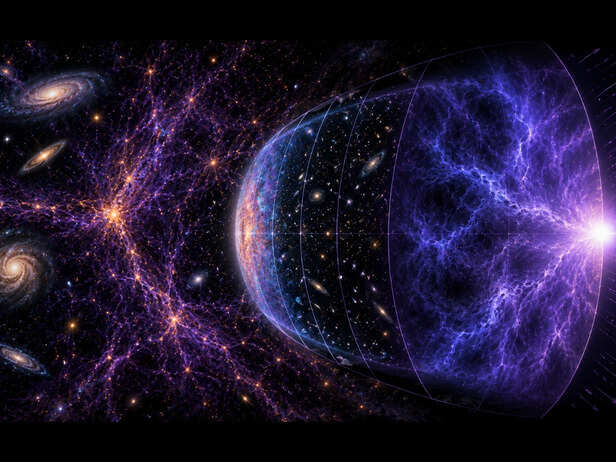 Dark Matter and Dark Energy Across the Universe