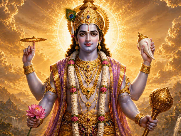 Lord Vishnu Have 4 Arms