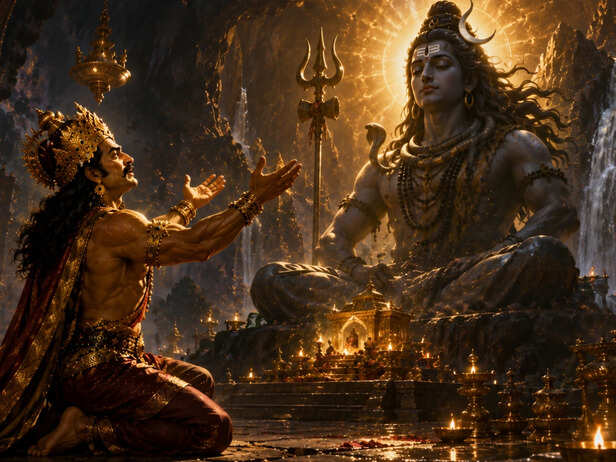 Ravana Reciting Shiva Tandava Stotram
