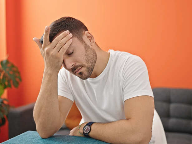 Man tired 