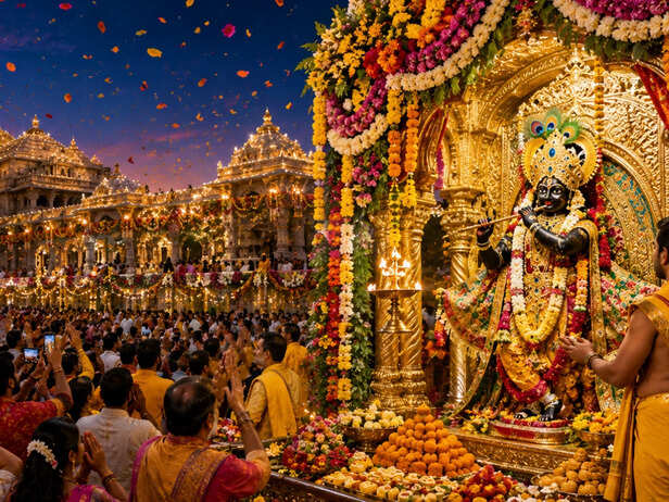 Janmashtami Celebration at Dwarkadhish Temple