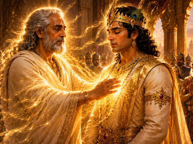 Vidura Guiding the Kuru Family