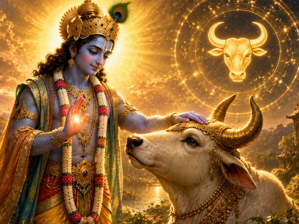 Lord Krishna Blessing Taurus